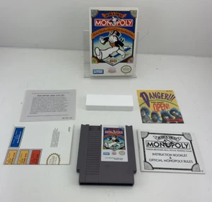 Monopoly (NES, 1991) CIB con caja manual y póster probado - Imagen 1 de 12