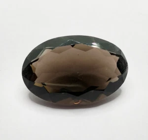 54 CT NATURAL COLOMBIANITE TEKTITE OVAL FACETED 35X23x13 MM LOOSE GEMSTONE - Picture 1 of 6