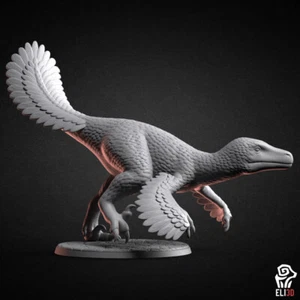 Velociraptor, 3D-gedruckter Dinosaurier Rollenspiel Miniatur Maßstab 1/20. - Bild 1 von 8