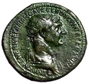 Trajan Dupondius "Felicitas" Rome Very Fine - Picture 1 of 5