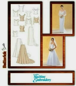 2004 Wedding Top Skirt Sewing Pattern Choice Size 6-16 Butterick 4131 OOP - Picture 1 of 4