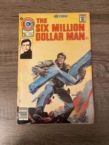THE SIX MILLION DOLLAR MAN #1 JUNE 1976 STEVE AUSTIN STATON GILL CHARLTON ad - Picture 1 of 11