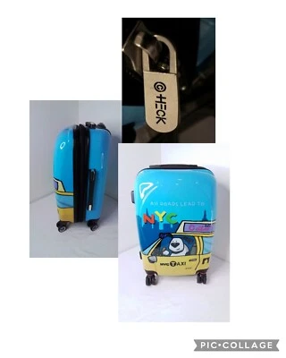 The World Of Ed Heck NYC Taxi Rollerbag Suitcase #W2627 - Image 1 of 4