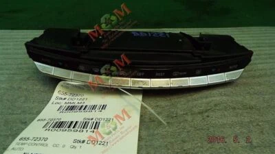 Temperature Control 221 Type Front S65 Fits 07-13 MERCEDES S-CLASS 959814 - Image 1 of 4