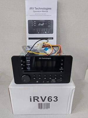 iRV63 Technologies AM/FM/CD/DVD/MP3/MP4 Radio Stereo - Image 1 of 4