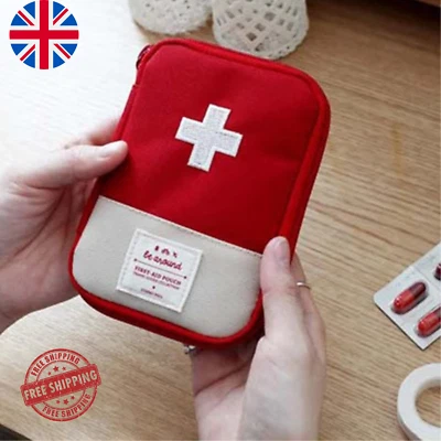 Mini Portable First Aid Kit Bag - Travel, Home, Car, Camping Medical Storage