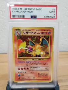 Charizard Pokemon 1996 Japanese Base Set Holo #6 PSA MINT 9 US Seller - Picture 1 of 4