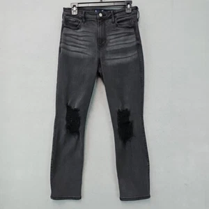 Hollister Ultra High-Rise Ankle Skinny Jeans Damen 28 grau distressed Denim - Bild 1 von 11