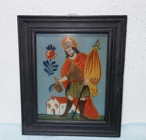Hinterglasbild - "Hl.Florian" - Sandl Art - Handmalerei - Picture 1 of 3