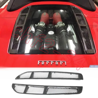 Fits For Ferrari F430 Spider 2004-2009 Real Carbon Fiber Rear window Cover Trim - Image 1 of 4