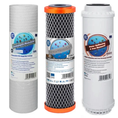 Aquafilter Replacement Filters Whole House Water Dechlorinator Softening 10" - Image 1 of 2