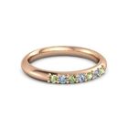 Peridot Gemstone Eternity Green Ring Size 7 925 Sterling Silver Indian Jewelry