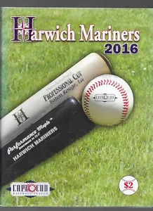 2016 HARWICH MARINERS Annuario squadra di baseball & CAPE LEAGUE Magazine & Roster - Foto 1 di 7