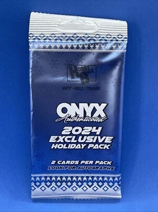 2024 Rare Hobby Box ONYX Holiday PACK 2 Cards Factory Sealed Look For Autograph! - Bild 1 von 2