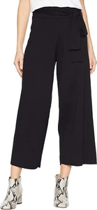 Michael Stars 168008 Womens Cotton Blend Culottes with Tie Black Size Medium - Picture 1 of 3