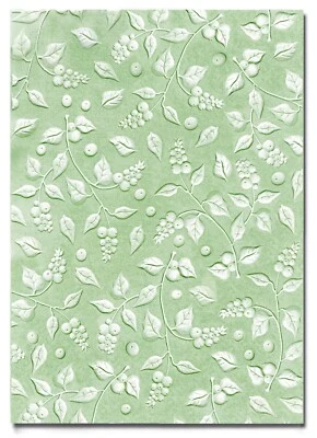 Sizzix Snowberry 3D Embossing folder #666506 Retail $16.99 Kath Breen - new size - Image 1 of 4
