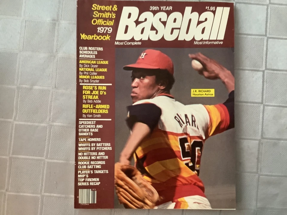 1979 Street and Smith (EX) Official Baseball Yearbook. J.R. Richard On Cover - Image 1 of 1