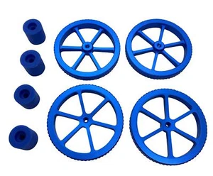 | Ender 3 amortisseurs en silicone bleu remplacement de ressorts + écrous de ... - Afbeelding 1 van 4