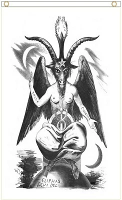 Baphomet Satan 5'x3' Flag - EXCLUSIVE - Image 1 of 4