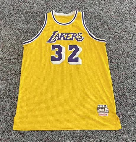 Mitchell And Ness Earvin Magic Johnson Los Angeles Lakers Jersey Size 2XL/3XL Cover