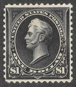 MH Scott #261* Perry $1 Stamp w/PF Certificate, cv $1,000 - Picture 1 of 4