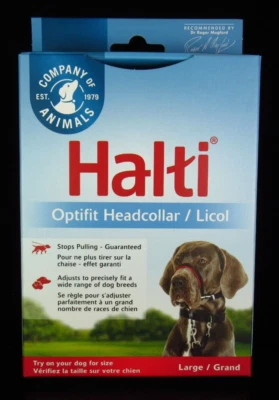 NUEVO EN CAJA Collar Halti Optifit Grande Perro Sin Tirar Cabeza Arnés en Caja Foto 1 de 4