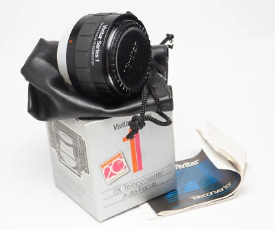 NM! Vivitar Series 1 Nikon Auto Focus AFd 2x Teleconverter 7 Element! - Image 1 of 4