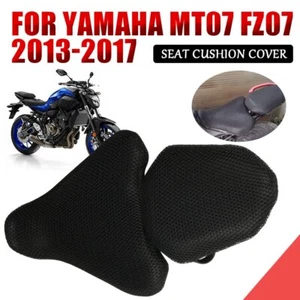 For YAMAHA MT 07 MT07 FZ-07 FZ07 2017 Cushion Seat Cover 3D Mesh Net Saddle - Imagen 1 de 8