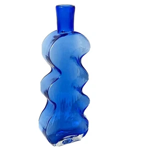 Blenko Modernist Puzzle Vase blau - Bild 1 von 5