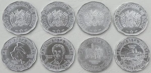 Bolivia 4x 2 Bolivianos Commemorative Coins 2017 Nitrate War Uncirculated - Picture 1 of 1