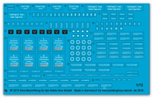 Peddinghaus-Decals 1/72 2272 Dora Gun Decal for The Hobby Boss Model - Picture 1 of 1