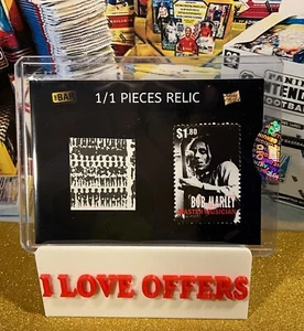 1/1 BOB MARLEY VINTAGE ALBUM RELIC RARE 1.80 MASTER MUSICIAN STAMP THE BAR STORE - Picture 1 of 5