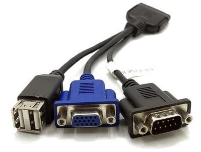 HP 409496-001 416003-001 UCS KVM Diagnosekonsole Kabel Cisco 37-1016-01 - Bild 1 von 2