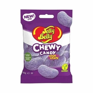 Jelly Belly Sour Grape Chewy Candy 60g Vegan American Candy - Picture 1 of 1