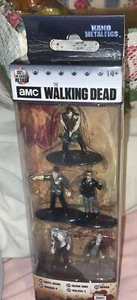 Nano Metalfigs The Walking Dead Figures 5 Pack B Daryl Glenn Negan Walker Zombie - Picture 1 of 6