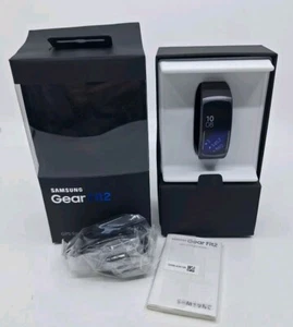 Reloj inteligente de fitness Samsung Gear Fit2 SM-R360 GPS grande negro NO FUNCIONA - Imagen 1 de 8