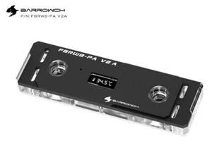 Barrowch FBRWB-PA V2A RAM Wasserblock OLED Digital Temperature Display DDR4/5 - Bild 1 von 15