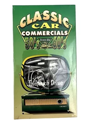Classic Car TV Commercials from the 50's & 60's Teletouch Drive VHS Sealed Tape - Image 1 of 3