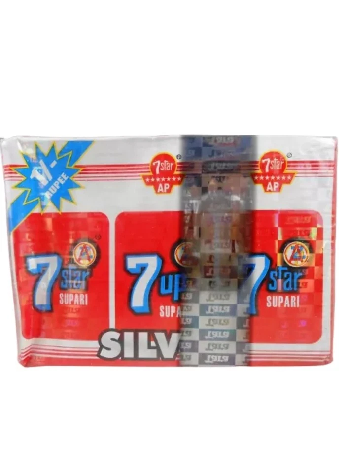 7up Supari 7 Star 12 Boxes 576 Packets Sweet Supari Betel Nut Fresh Stock Exp 27