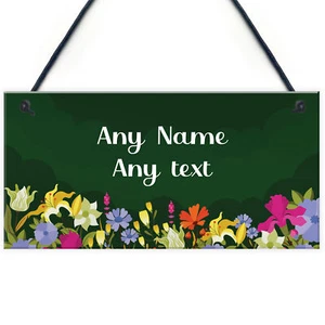 Personalised Garden Signs and Plaques for Outside Garden Signs Welcome Sign - Picture 1 of 9