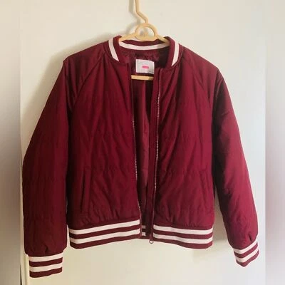 Chaqueta Bomber Children’s Place Niñas Adolescentes Rubí Talla XL 14 Foto 1 de 4