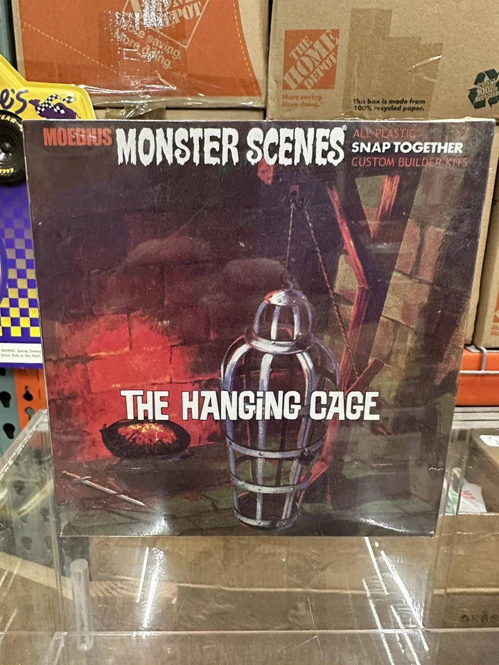Monster Scenes The Hanging Cage Model Kit Aurora re-issue by Moebius 2008 SEALED - Image 1 of 1