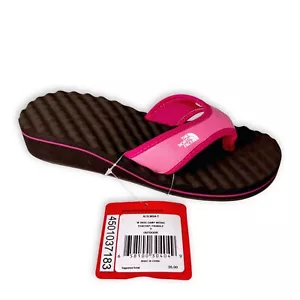The North Face Base Camp Wedge Black/Pink Flip Flop Women’s 7 - Picture 1 of 8