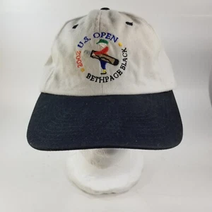 2002 Vintage US Open Bethpage Black USGA Member Adjustable Hat Cap - Made in USA - Picture 1 of 8
