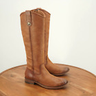 Frye Womens Melissa Button Tall Knee High Zip Up Boots Size 5.5 B Brown 3470413