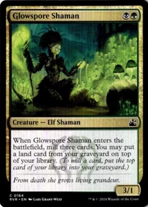 Magic: The Gathering Creature Glowspore Shaman Glowspore Shaman Common Regular - Picture 1 of 1
