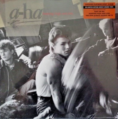 A-Ha ‎- Hunting High And Low LP - Colored Vinyl Album - TAKE ON ME RECORD - NEW - Image 1 of 2