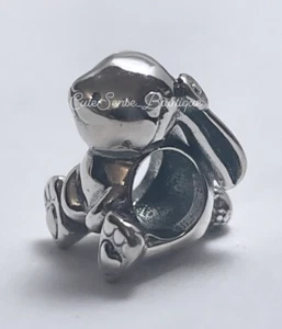 EASTER BUNNY Charm Sterling Silver NEW - Picture 1 of 4