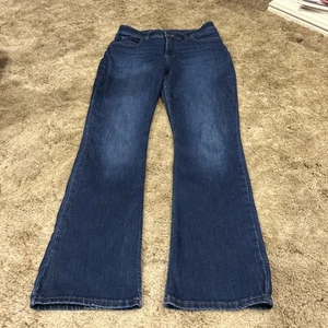Lee Jeans Womens Size Blue Smarter Fit Stretch Jeans 12M - Picture 1 of 10