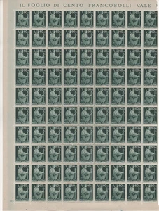 REPUBBLICA - 1945 - 1948 - DEMOCRATICA - SHEET - OF - 70 - N548 - MNH - Picture 1 of 1